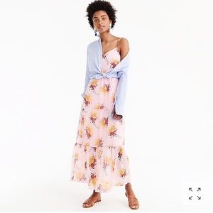 Petite J.Crew Mercantile tiered maxi dress